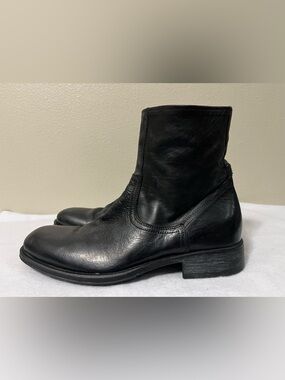 To Boot New York Adam Derrick Hawthorne Beatle Boots Mens Size 8.5 Black Leather